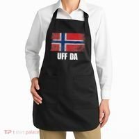 Norway Flag Uff Da  Great Norge Gift Apron thumb 2