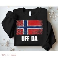 Norway Flag Uff Da  Great Norge Gift Sweatshirt thumb 2