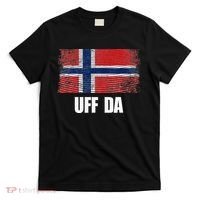 Norway Flag Uff Da  Great Norge Gift T-Shirt thumb 0
