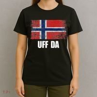 Norway Flag Uff Da  Great Norge Gift T-Shirt thumb 4