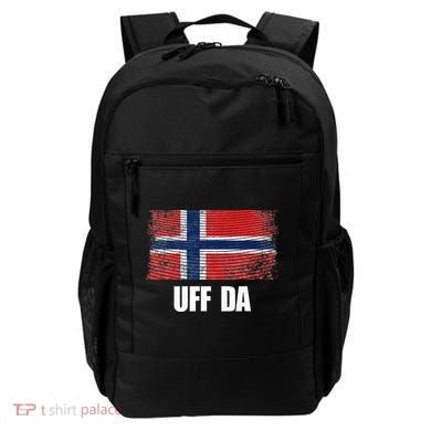 Norway Flag Uff Da  Great Norge Gift Backpack