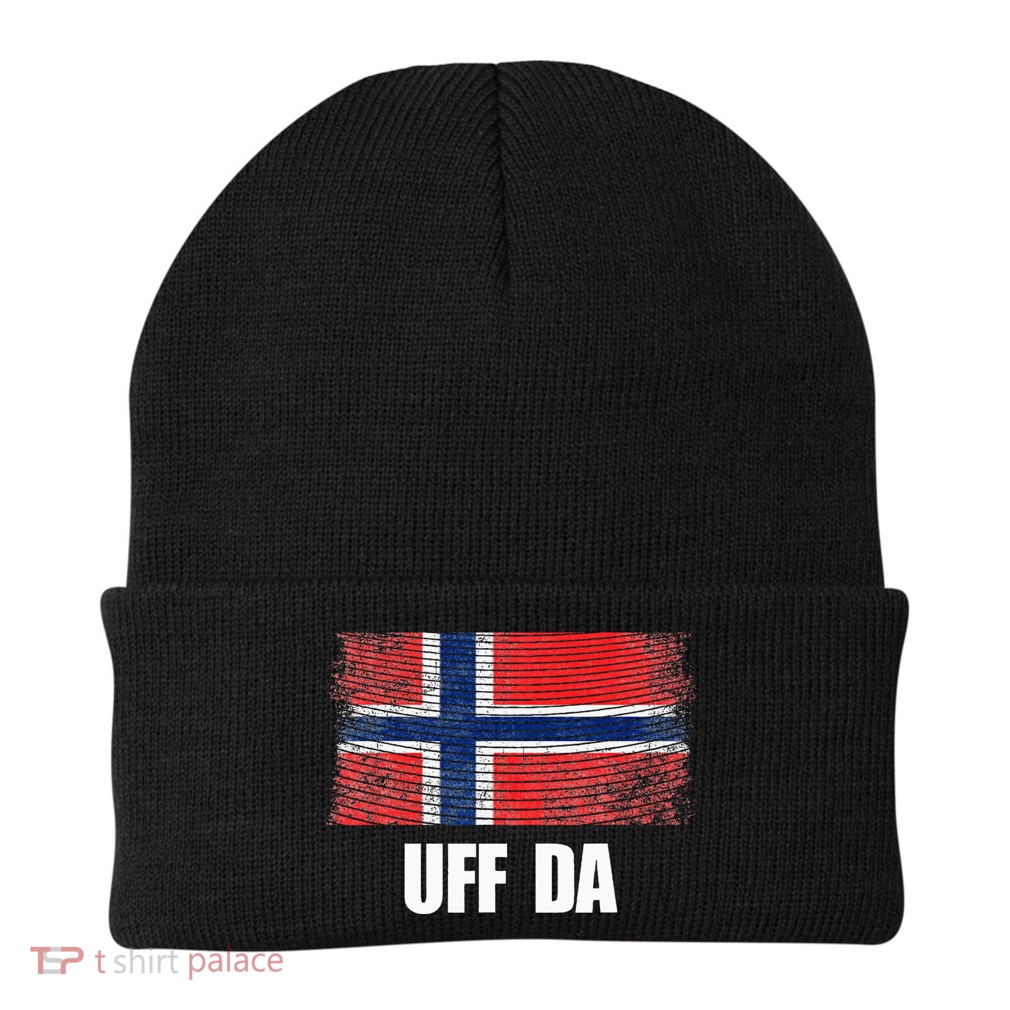 Norway Flag Uff Da  Great Norge Gift Beanie