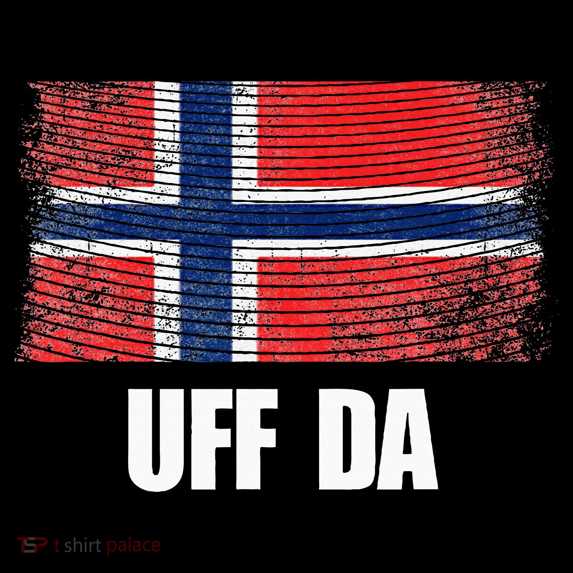 Norway Flag Uff Da  Great Norge Gift Coaster
