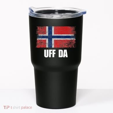 Norway Flag Uff Da  Great Norge Gift Tumbler