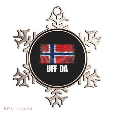 Norway Flag Uff Da  Great Norge Gift Ornament