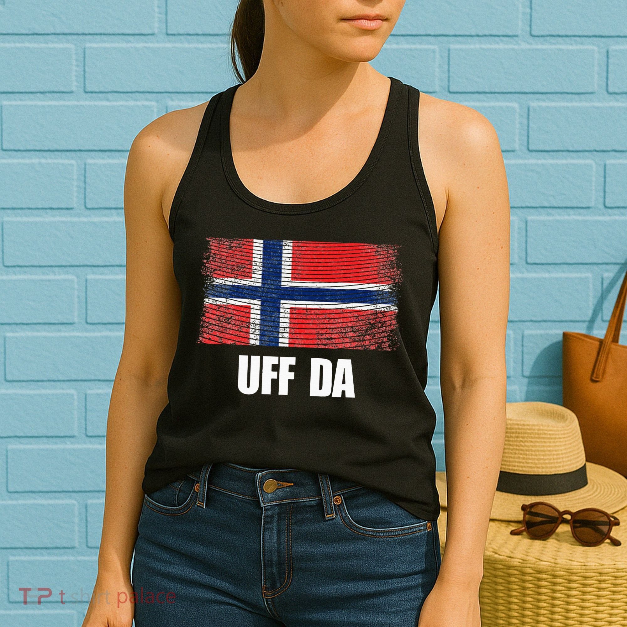 Norway Flag Uff Da  Great Norge Gift Women's Tank Top