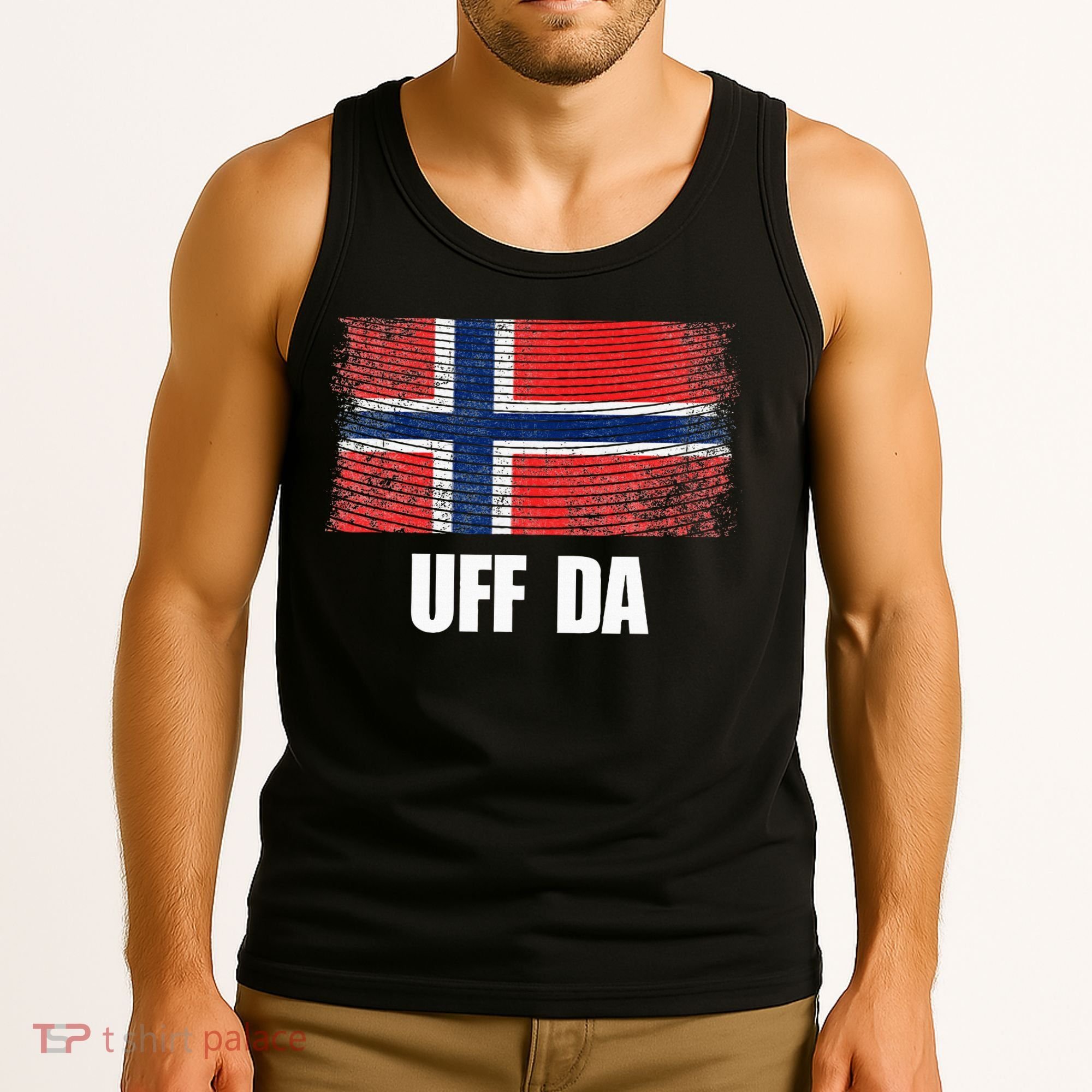 Norway Flag Uff Da  Great Norge Gift Tank Top