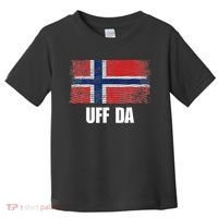 Norway Flag Uff Da  Great Norge Gift Toddler T-Shirt thumb 0