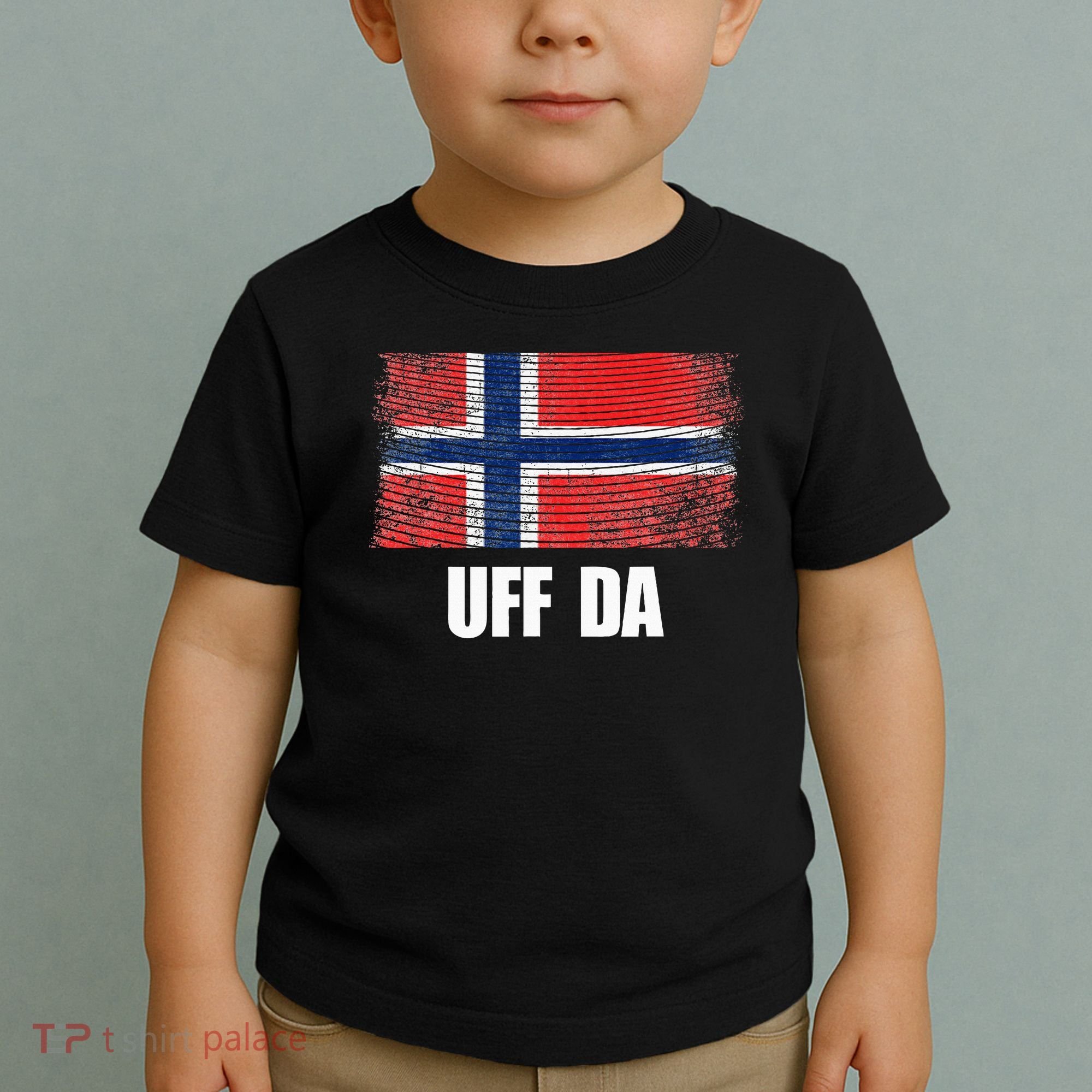 Norway Flag Uff Da  Great Norge Gift Toddler T-Shirt