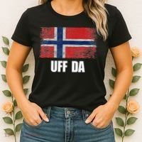 Norway Flag Uff Da  Great Norge Gift Women's T-Shirt thumb 2