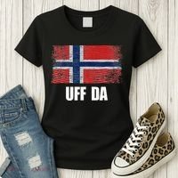 Norway Flag Uff Da  Great Norge Gift Women's T-Shirt thumb 3