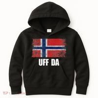 Norway Flag Uff Da  Great Norge Gift Kids Hoodie thumb 0