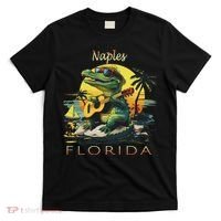 Naples Florida Vacation Cute Alligator Sunset Souvenir T-Shirt thumb 0