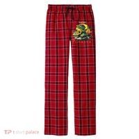 Naples Florida Vacation Cute Alligator Sunset Souvenir Men's Flannel Plaid Pajama Pants thumb 0