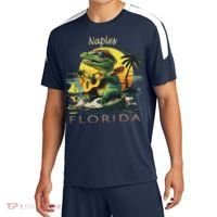 Naples Florida Vacation Cute Alligator Sunset Souvenir Sport-Tek Competitor United Soccer Jersey thumb 0