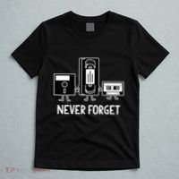 Never Forget Vintage Floppy Disk Vhs Tape 90s 80s Cassette T-Shirt thumb 5