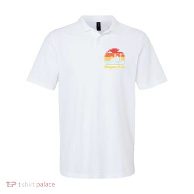 Niagara Falls Waterfall Vintage Matching Family Vacation Polo