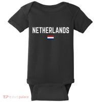 Netherlands Flag Women Netherlands Baby Bodysuit thumb 0