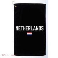 Netherlands Flag Women Netherlands Golf Towel thumb 0