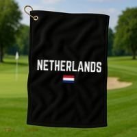 Netherlands Flag Women Netherlands Golf Towel thumb 1