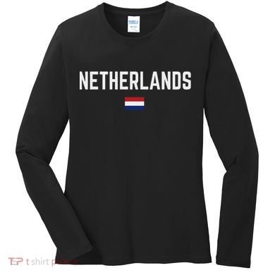 Netherlands Flag Women Netherlands Women's Long Sleeve Shirt