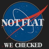 Not Flat We Checked Earth Is Flat Funny Conspiracy Globe Lie Space Hat thumb 2