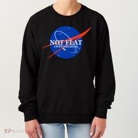 Not Flat We Checked Nasa Anti Flat Earth Women's Sweatshirt thumb 0