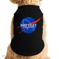 Not Flat We Checked Nasa Anti Flat Earth Doggie Tank thumb 0