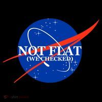 Not Flat We Checked Nasa Anti Flat Earth Doggie Tank thumb 4