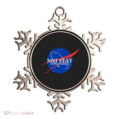 Not Flat We Checked Nasa Anti Flat Earth Ornament