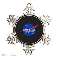 Not Flat We Checked Nasa Anti Flat Earth Ornament thumb 0