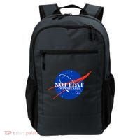 Not Flat We Checked Nasa Anti Flat Earth Backpack thumb 0