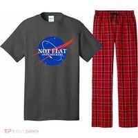 Not Flat We Checked Nasa Anti Flat Earth Pajama Set thumb 0