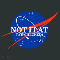 Not Flat We Checked Nasa Anti Flat Earth Women's Long Sleeve Shirt thumb 2