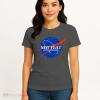 Not Flat We Checked Nasa Anti Flat Earth Women's T-Shirt thumb 4