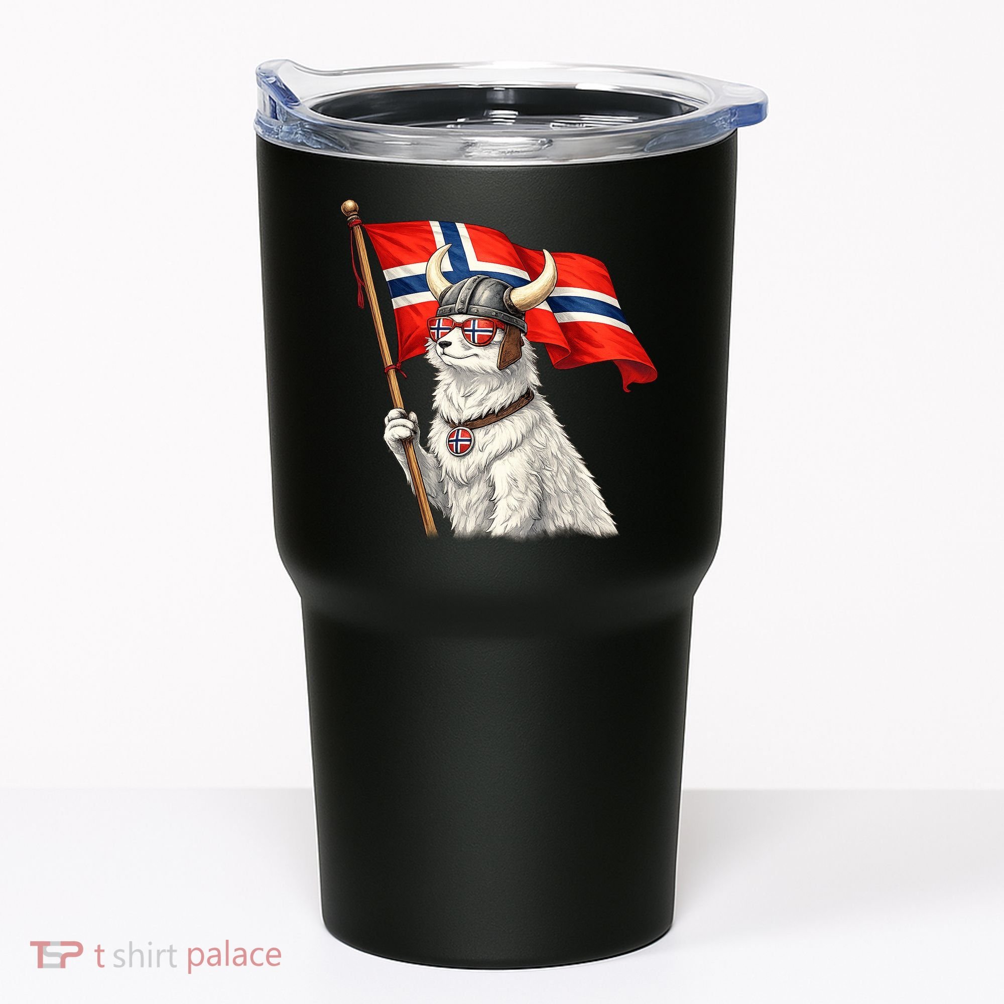 Norwegian Flag Waving Yeti Norway Norge Pride Tumbler