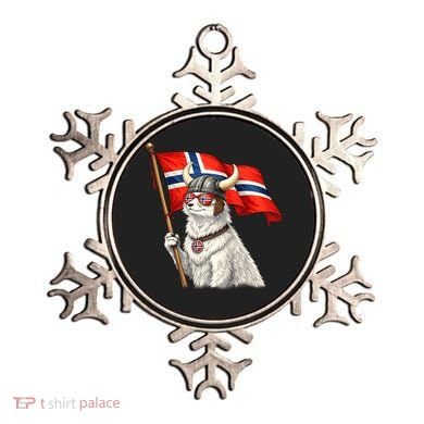 Norwegian Flag Waving Yeti Norway Norge Pride Ornament