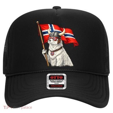 Norwegian Flag Waving Yeti Norway Norge Pride Hat