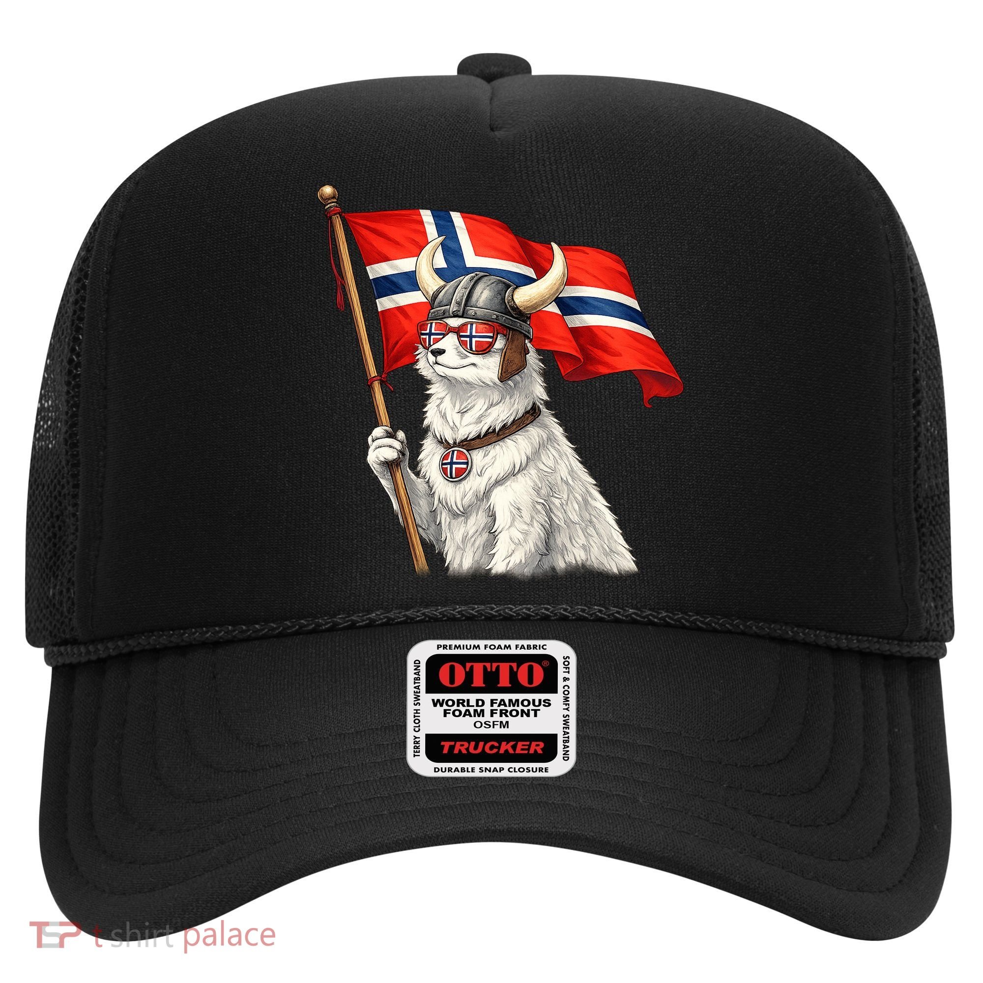 Norwegian Flag Waving Yeti Norway Norge Pride Hat