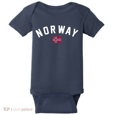Norway Flag World Class Soccer Baby Bodysuit