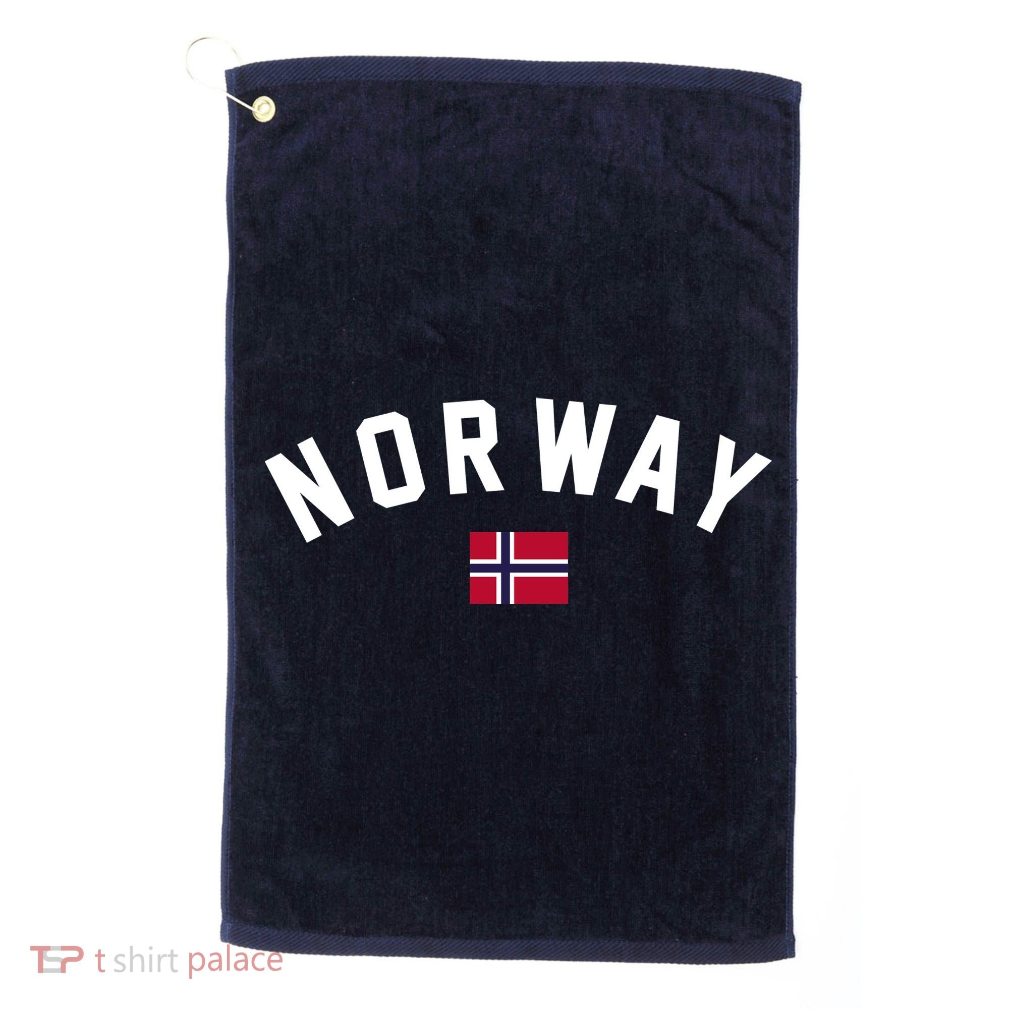 Norway Flag World Class Soccer Golf Towel