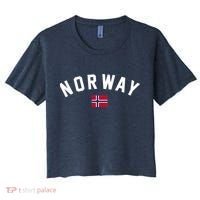 Norway Flag World Class Soccer Women's Crop Top Tee thumb 0