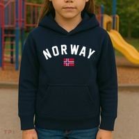 Norway Flag World Class Soccer Kids Hoodie thumb 3