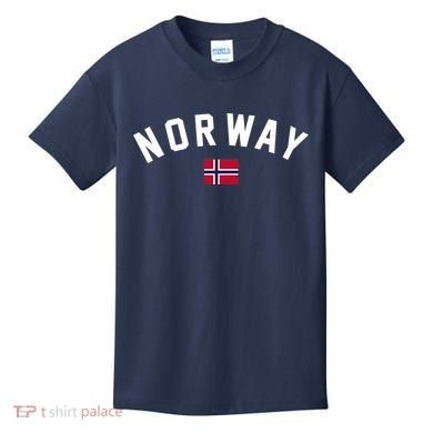 Norway Flag World Class Soccer Kids T-Shirt