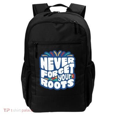 Never Forget Your Roots Black History Month Backpack