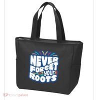 Never Forget Your Roots Black History Month Tote Bag thumb 3