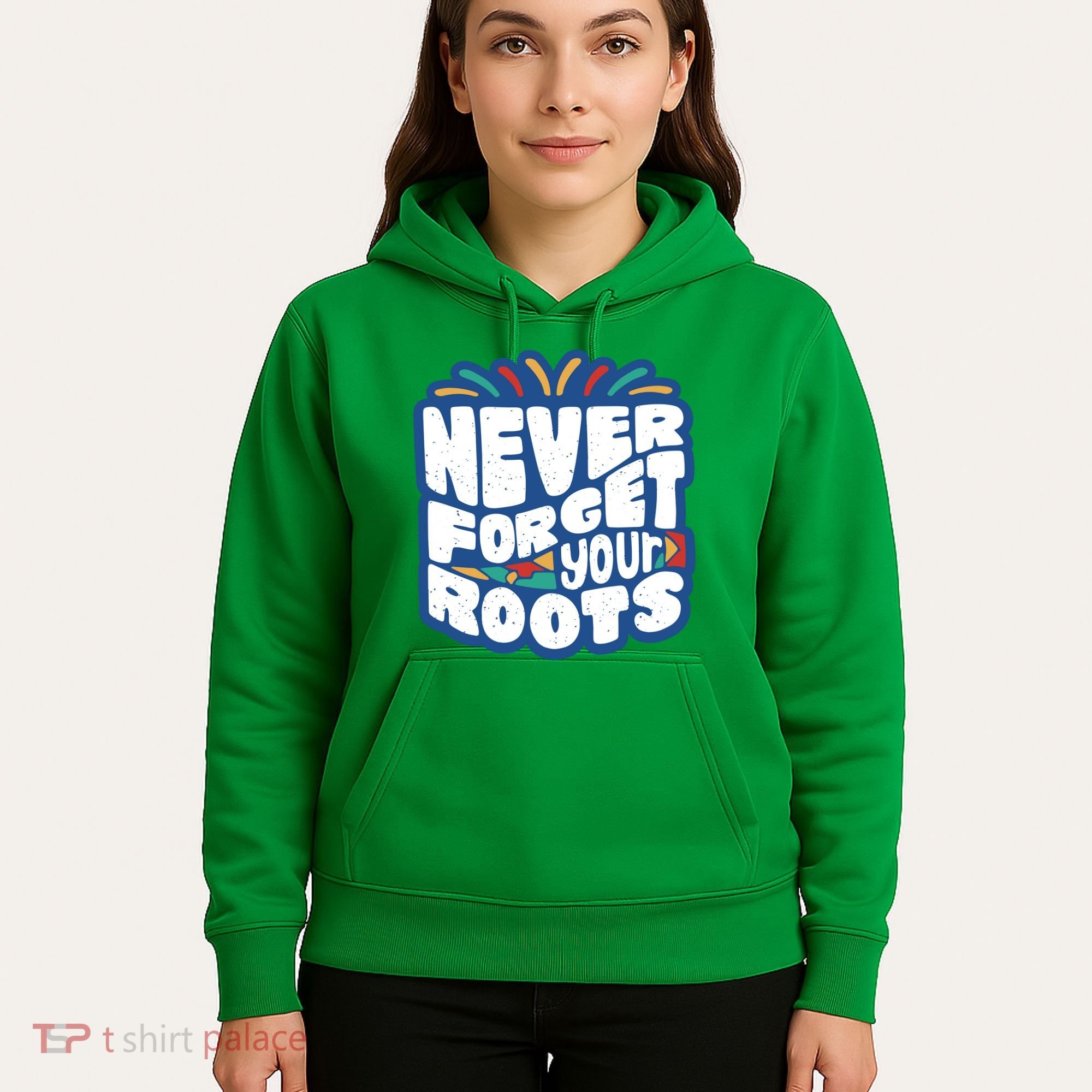 Never Forget Your Roots Black History Month Hoodie