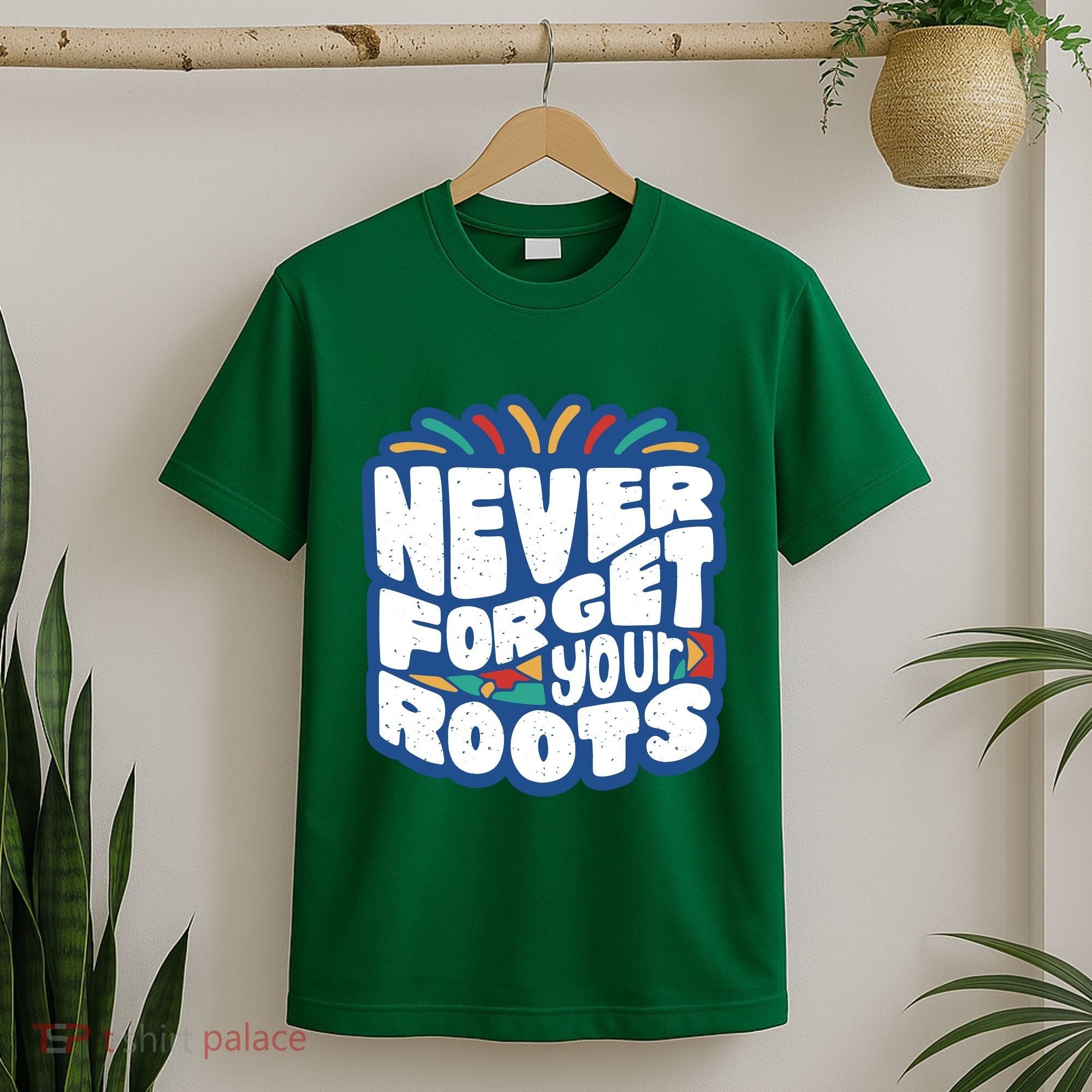Never Forget Your Roots Black History Month T-Shirt