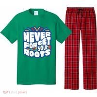 Never Forget Your Roots Black History Month Pajama Set thumb 0