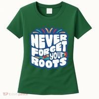 Never Forget Your Roots Black History Month Women's T-Shirt thumb 0